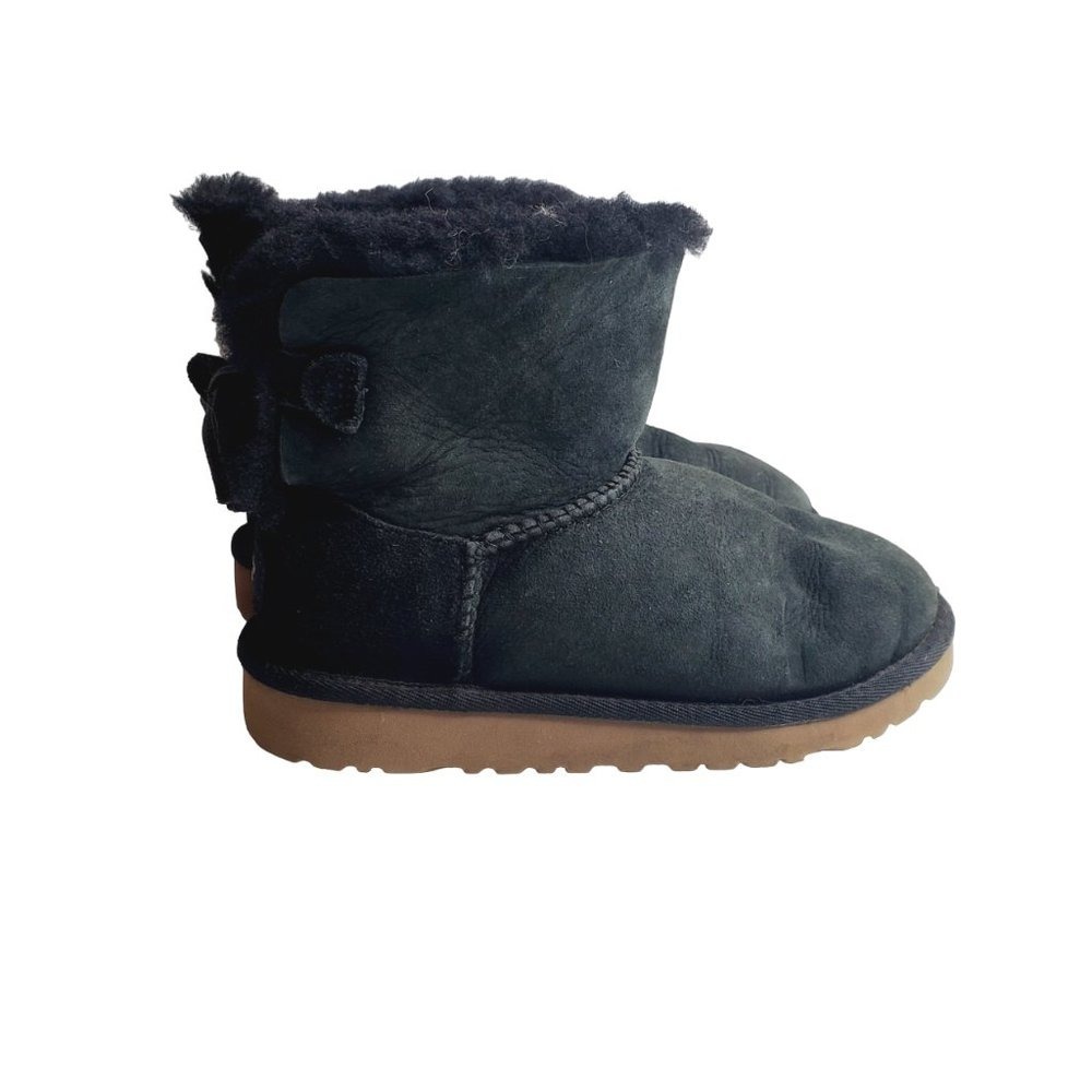 Sorel Girl's Black Heritage Bow 1013274K‎ Outdoor Winter Snow Boot Size 1